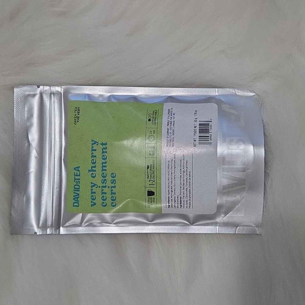 2/$20 Sealed! Davidstea VERY CHERRY Loose Leaf Tea 50g *Retired* Davids Tea